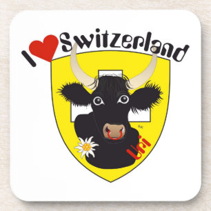 Uri Schweiz Suisse Svizzera Kork-Untersetzer Getränkeuntersetzer