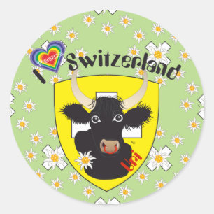 Uri Schweiz Suisse Svizzera Svirza Kleber Runder Aufkleber