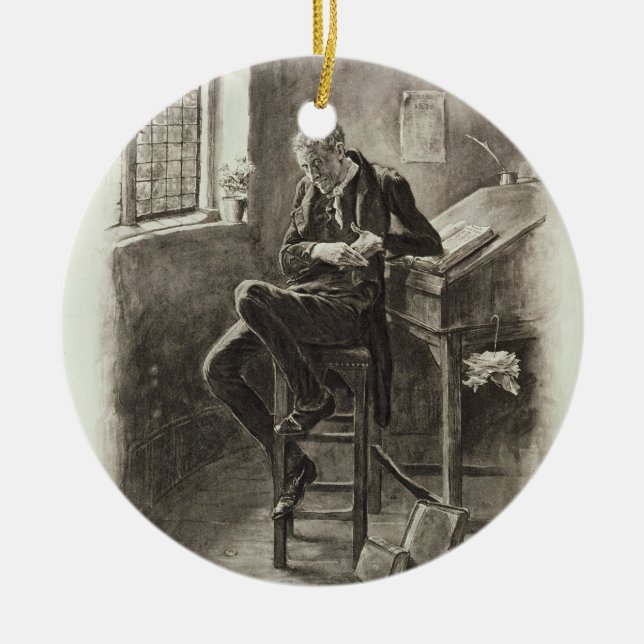 Uriah Heep, von 'Charles Dickens: Ein Klatsch Keramikornament (Vorne)