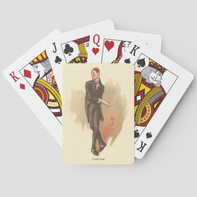 Uriah Heep von Kyd von Dickens' David Copperfield Spielkarten (Rückseite)
