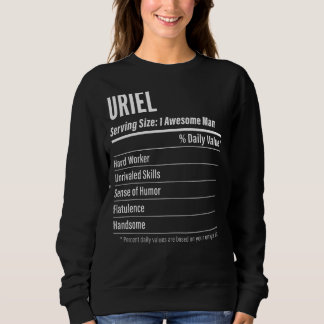 Uriel Serving Size Nutrition Label Kalorien Sweatshirt