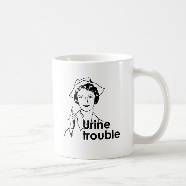 URINE TROUBLE KAFFEETASSE (Rechts)