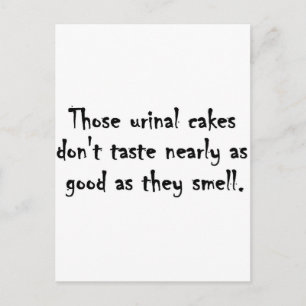 Urinkuchen Postkarte