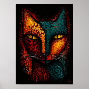 Urkaterakel Abstrakte Kunst – Expressionismus Poster