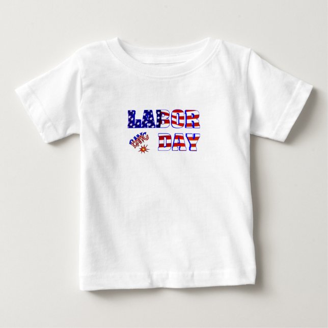 Urknall am Arbeitstag Baby T-shirt (Vorderseite)