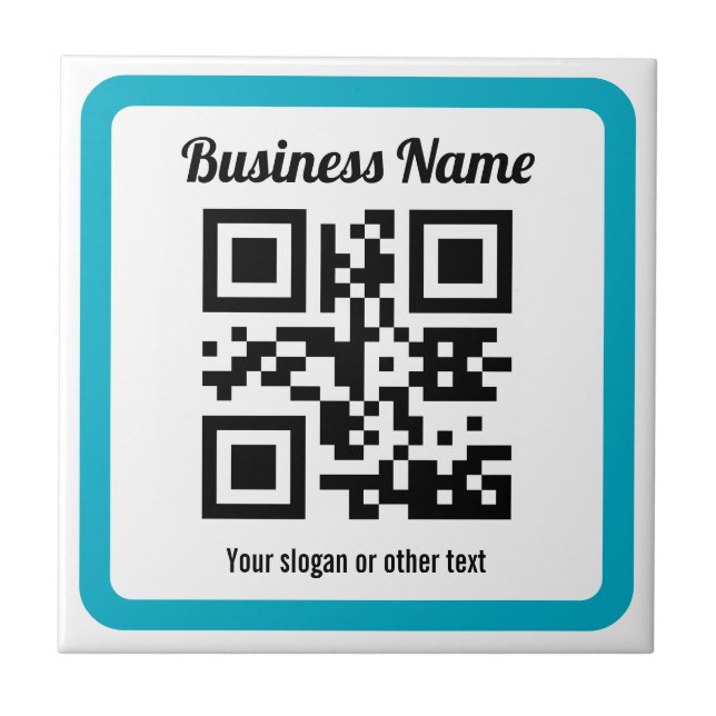 URL einer Website hinzufügen und sofort einen QR-C Fliese (Vorderseite)