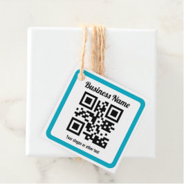 URL einer Website hinzufügen und sofort einen QR-C Geschenkanhänger