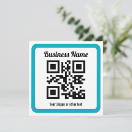 URL einer Website hinzufügen und sofort einen QR-C Mitteilungskarte
