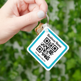 URL einer Website hinzufügen und sofort einen QR-C Schlüsselanhänger