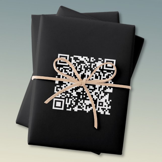 URL eingeben und Scannercode erstellen | SCHWARZ-W Geschenkpapier Set (Von Creator hochgeladen)