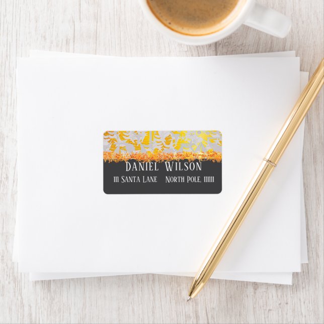 URLAUB ADRESSAUFKLEBER (Insitu)