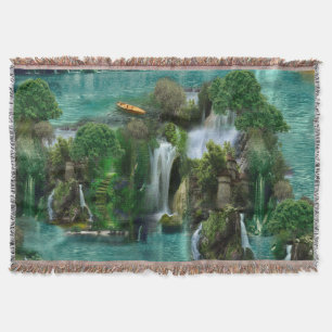 Urlaub am magischen Fantasy-See Decke