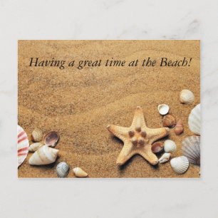 Urlaub am Strand Postkarte