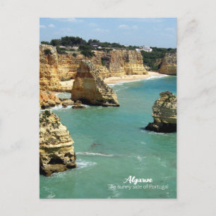 Urlaub an der Algarve in Portugal Postkarte