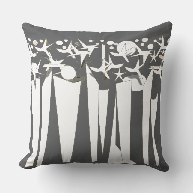 URLAUB ART DECO KISSEN (Vorderseite)