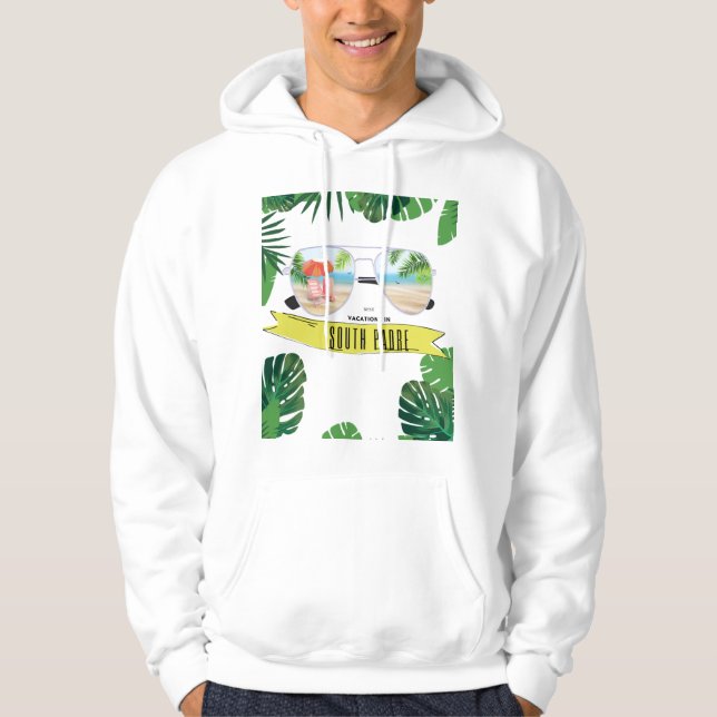 Urlaub auf der Südinsel Padre Hoodie (Vorderseite)