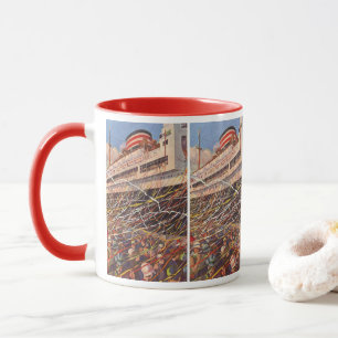 Urlaub auf einem alten Kreuzfahrtschiff; Abschieds Tasse