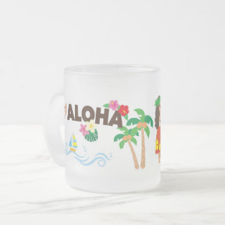 Urlaub auf Hawaii Mattglastasse