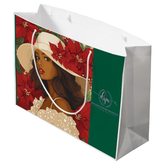 URLAUB CROWN #1 GROßE GESCHENKTÜTE (Rückseite Schrägansicht)
