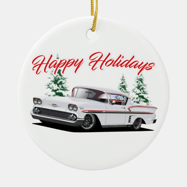 Urlaub Custom Impala Keramik Ornament (Vorne)