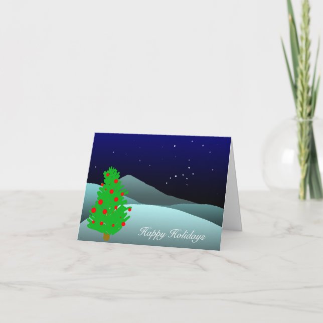 Urlaub Feiertagskarte (Vorderseite)