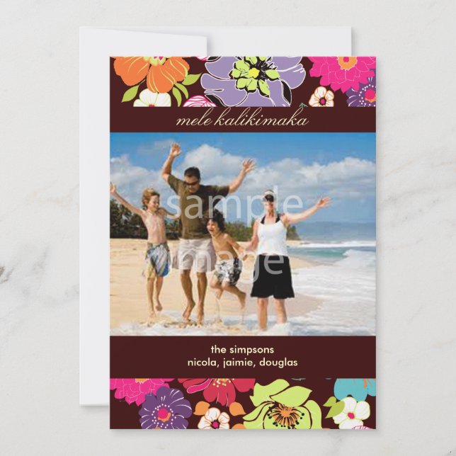 Urlaub Fotokarten/ Einladungen (Vorderseite)