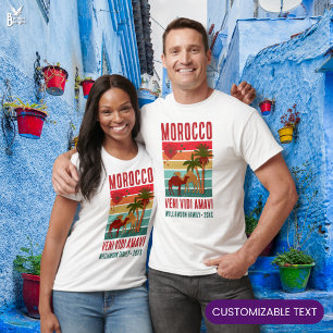 Urlaub für Familientreffen Marokko Reise Gruppe  T-Shirt