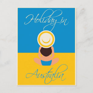 Urlaub in Australien Moderne Beach Reisen Postkarte