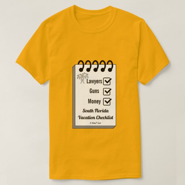 Urlaub in Südflorida - Ein MisterP-Shirt T-Shirt (Design vorne)