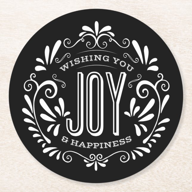 URLAUB JOY CHALKBOARD UNTERSETZER (Vorderseite)