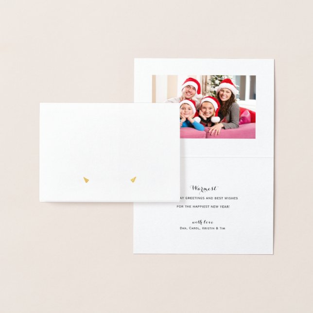 URLAUB JOY CHRISTMAS ORNAMENT BANNER | GOLD FOLIENKARTE (Anzeige)