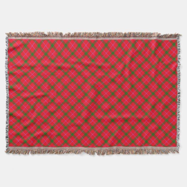 Urlaub Kariert / Tartan zu Weihnachten Decke (Vorderseite)