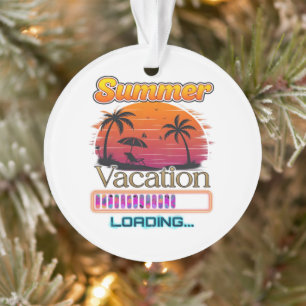 Urlaub Laden Sommer Sonnenuntergang Strand Ornament