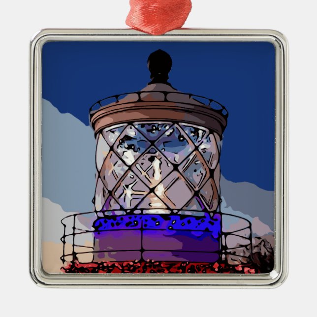 URLAUB LIGHTHOUSE ORNAMENT AUS METALL (Vorne)