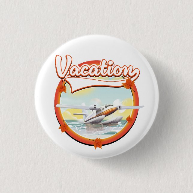Urlaub Logo Button (Vorderseite)