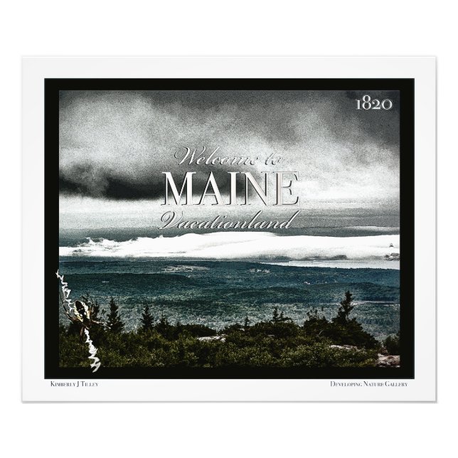 Urlaub, Maine Fotodruck (Vorne)