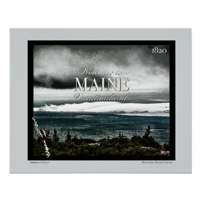 Urlaub, Maine Poster (Vorderseite)