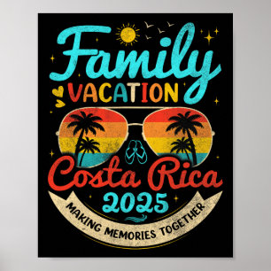 Urlaub mit der Familie in Costa Rica 2025 Costa Ri Poster