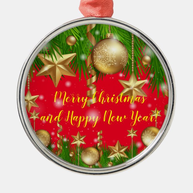 Urlaub Ornament Aus Metall (Vorne)