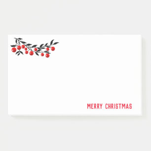 Urlaub Post-it-Notes-Winter Berries Post-it Klebezettel