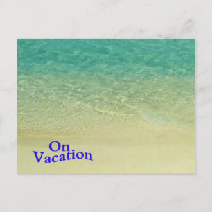 Urlaub Postkarte