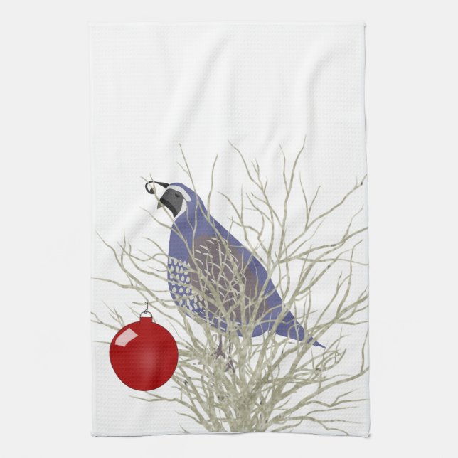 Urlaub Quail Küche Handtuch (Vertikal)