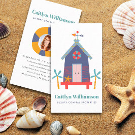 Urlaub Real Anwesen Agent Foto Niedlich Beach Hous Visitenkarte