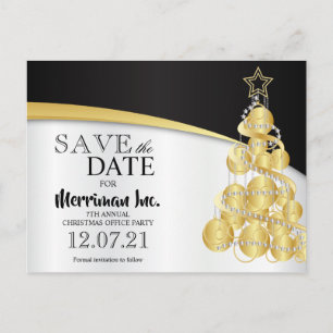 Urlaub - Save the Date - Office-Party Postkarte