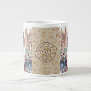 Urlaub, Schöne Frauen Urlaub in Rom, Italien Jumbo-Tasse