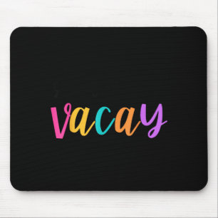 Urlaub Sommer Strand Lustiger Familienurlaub Fraue Mousepad