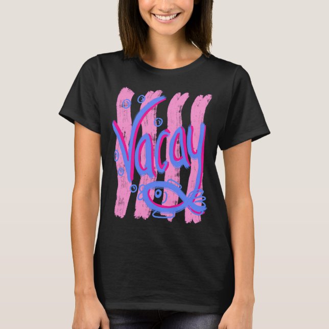 Urlaub Sommerdesign T-Shirt (Vorderseite)