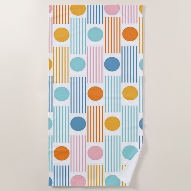 Urlaub Spannung Strandtuch (Vorderseite)