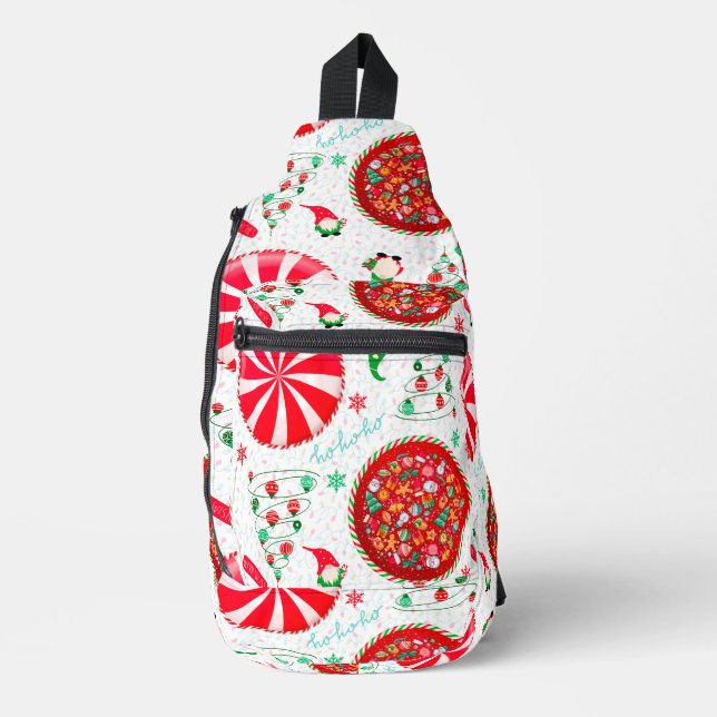 Urlaub Spaß Crossbody Bag (Vorderseite)