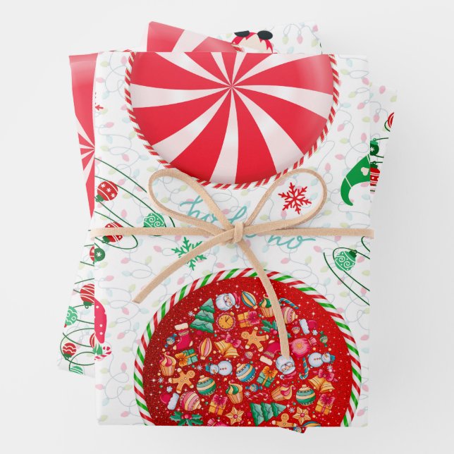 Urlaub Spaß Geschenkpapier Set (Beispiel)